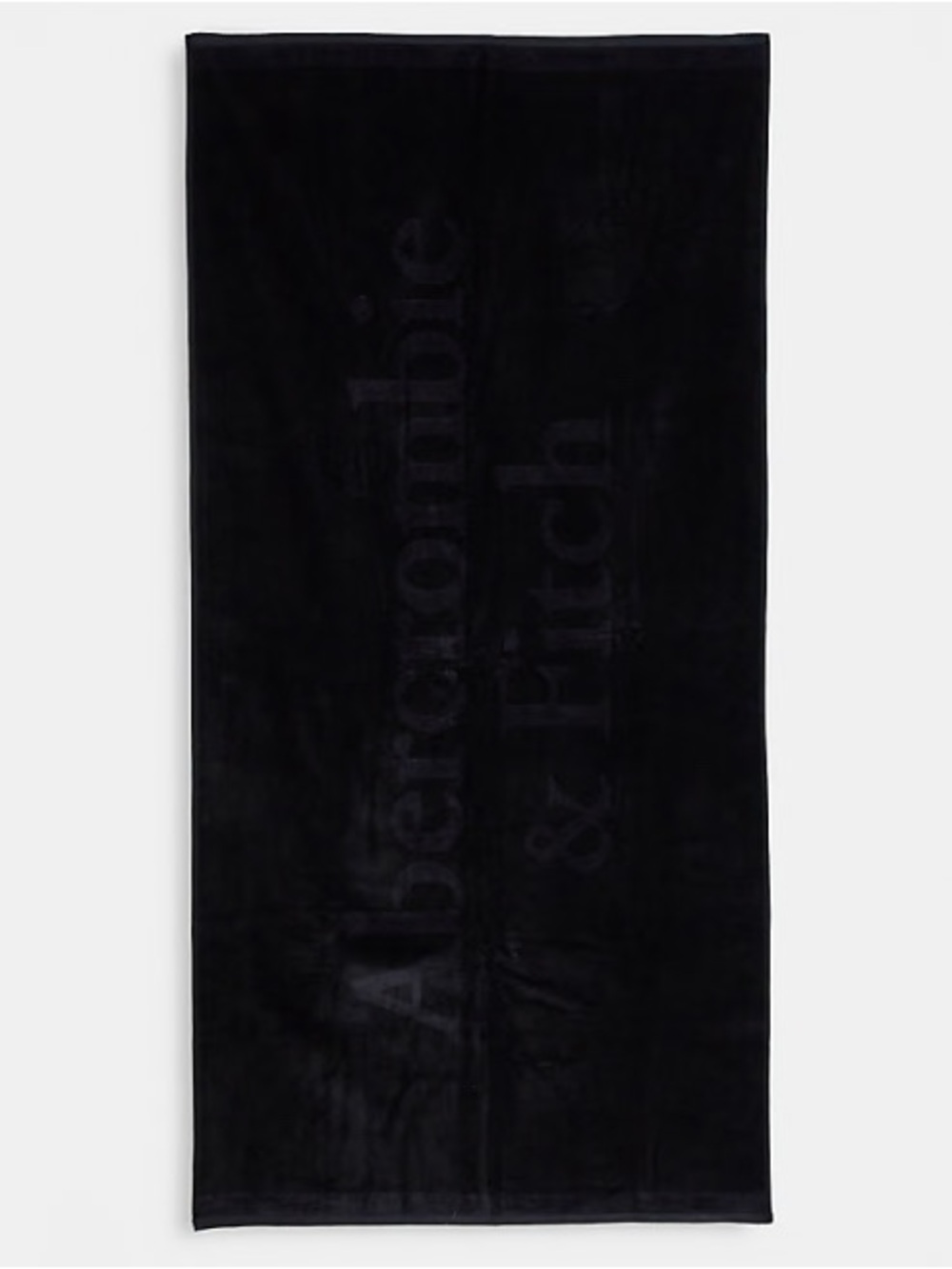 Exclusive A&F Black Logo Towel/Bath Sheet